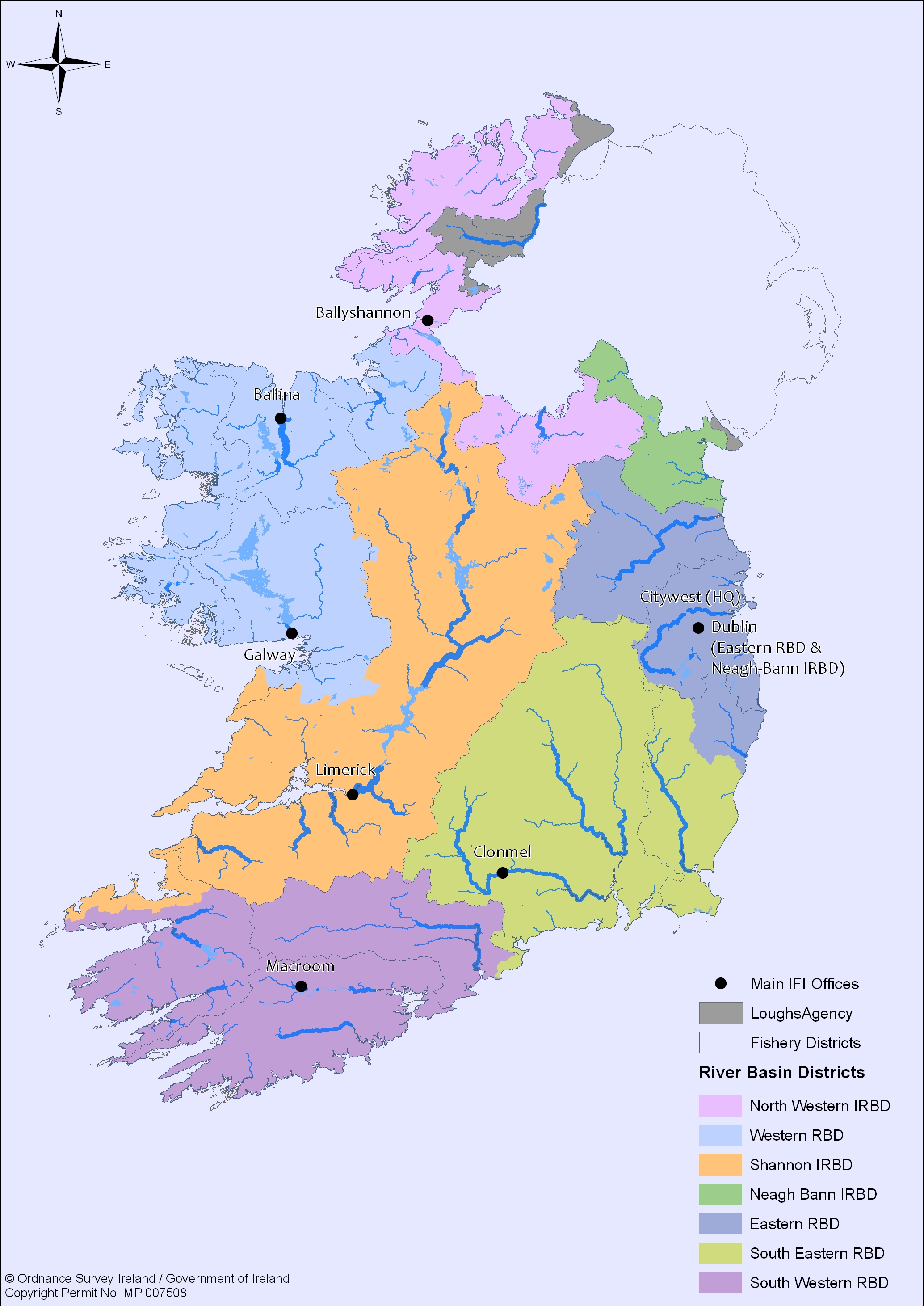 Rivers Of Dublin Map Inland Fisheries Ireland Offices | Inland Fisheries Ireland